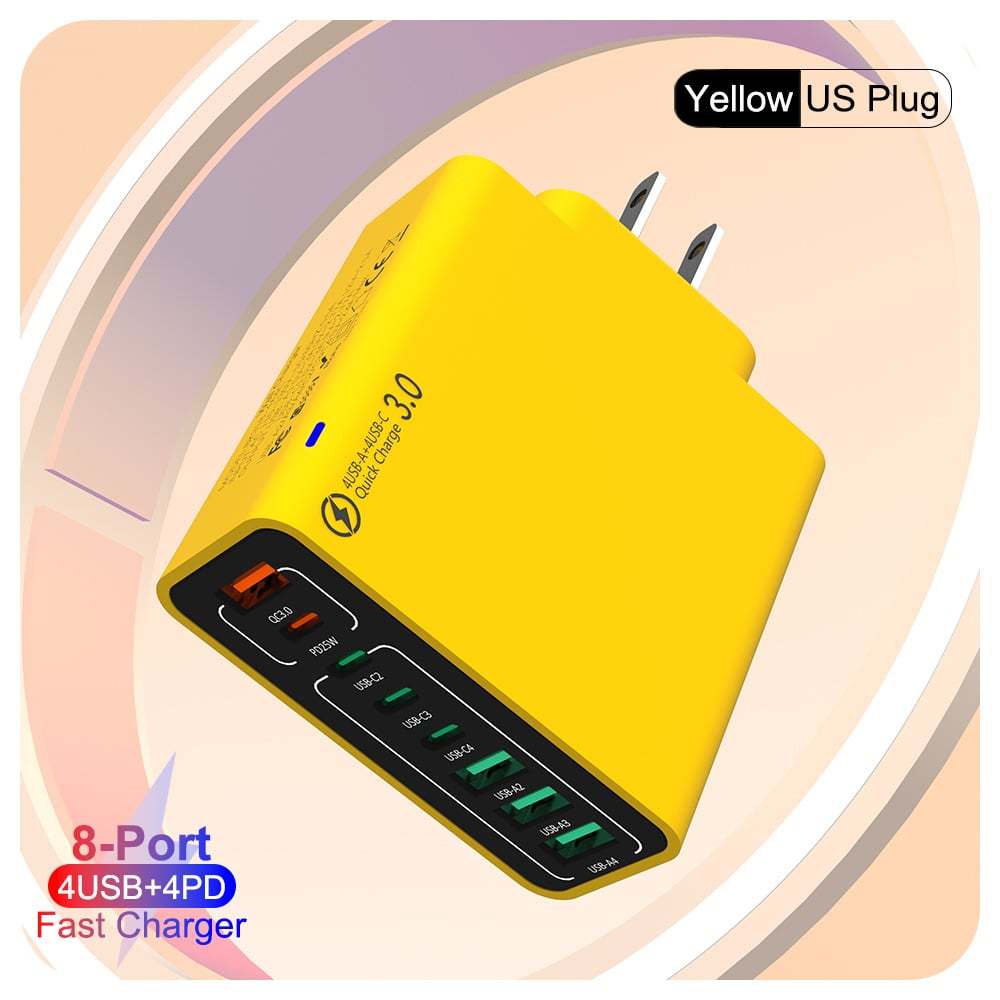🔥🔥8 in 1 Waterproof Ports USB Fast Charger
