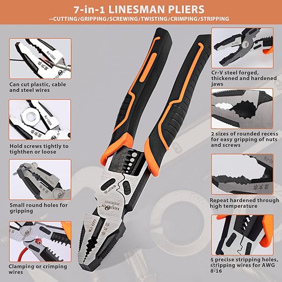 (🔥HOT SALE NOW 49% OFF) - 4-in-1 Lineman Plier