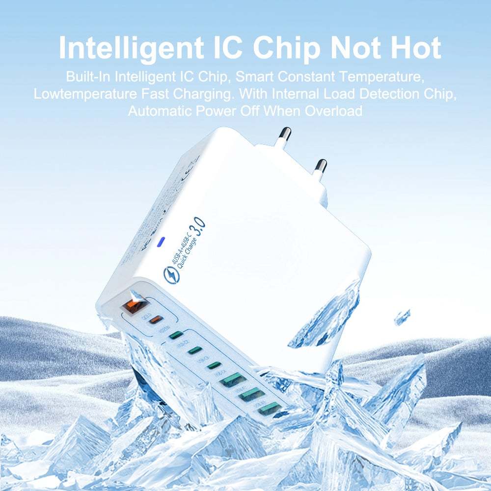 🔥🔥8 in 1 Waterproof Ports USB Fast Charger