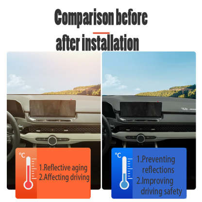 🔥Customized with LOGO according to the car model🔥Center console dashboard sunshade pad (suitable for all SUV and sedan models)