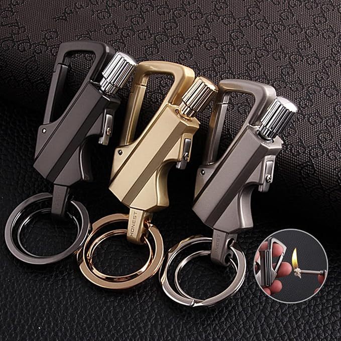 🎁Father's Day Special 49%🔥Multifunctional kerosene lighter keychain