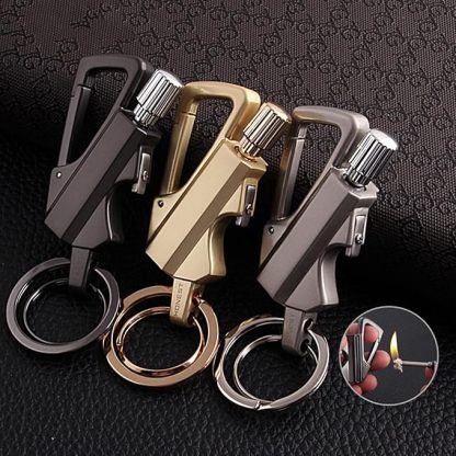 🎁Father's Day Special 49%🔥Multifunctional kerosene lighter keychain