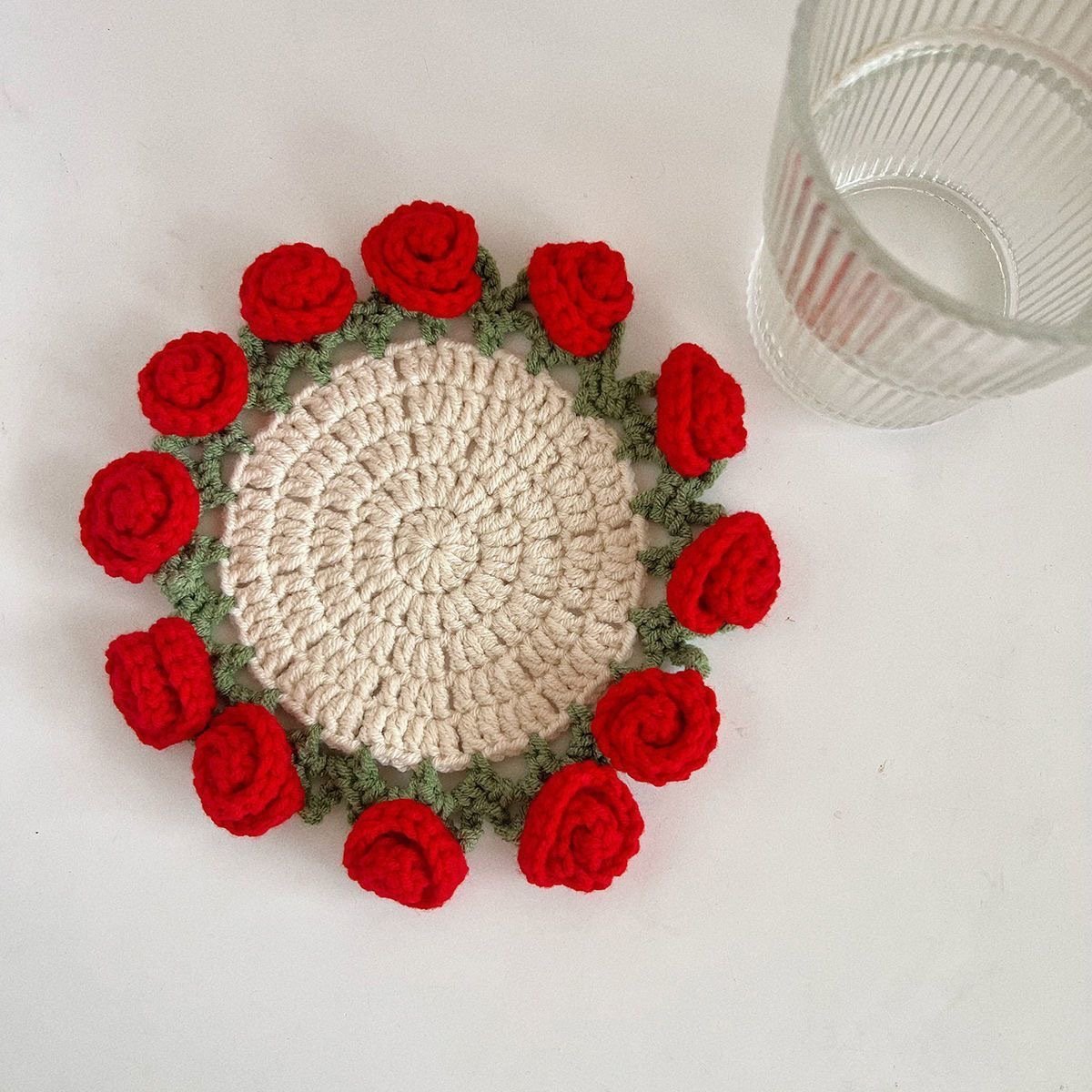 💥Flash Sale🔥Rose Bouquet Coaster