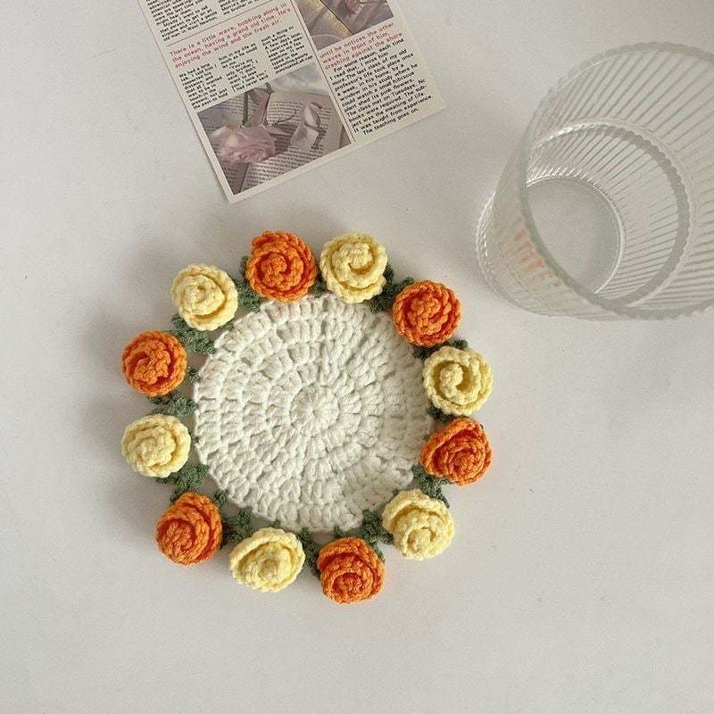 💥Flash Sale🔥Rose Bouquet Coaster