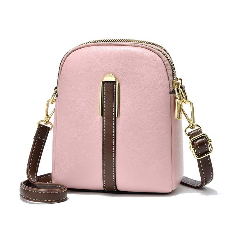 New lychee grain leather phone bag