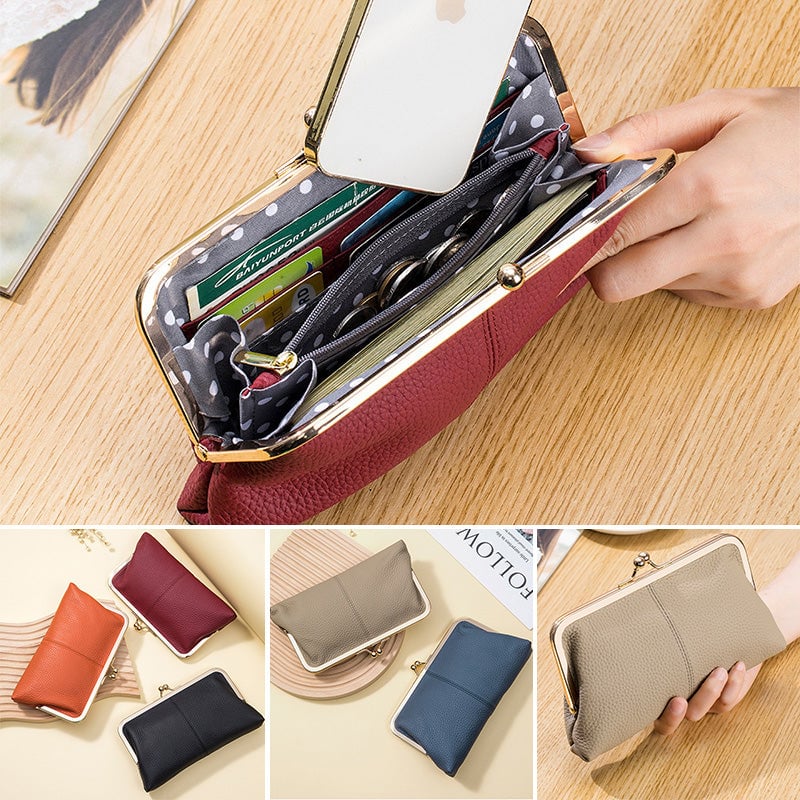 🔥 Genuine Leather Long Wallet
