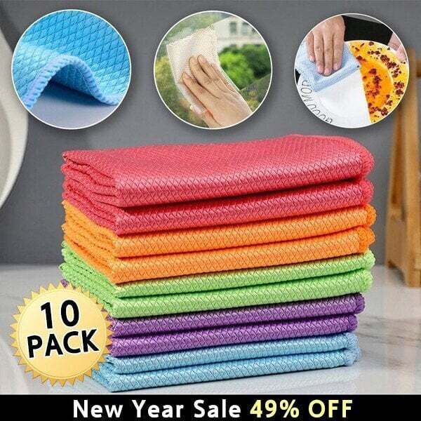 🔥Streak-Free Miracle Cleaning Cloths - Reusable