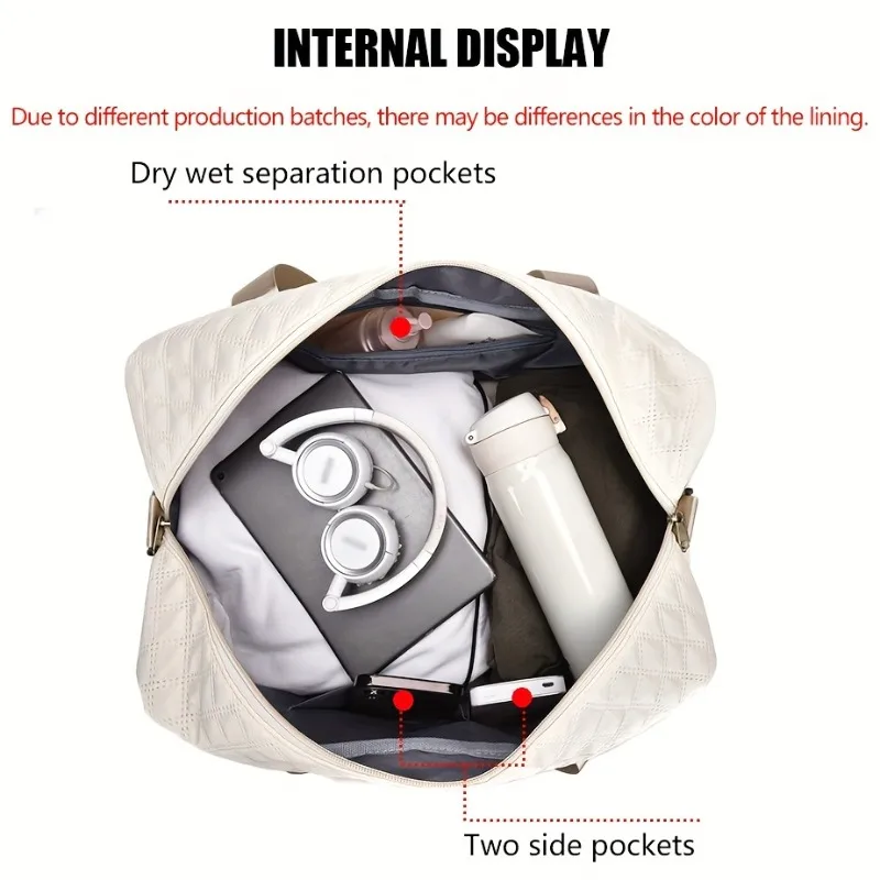 Versatile Luxe Travel Tote – Lightweight, Spacious & Stylish