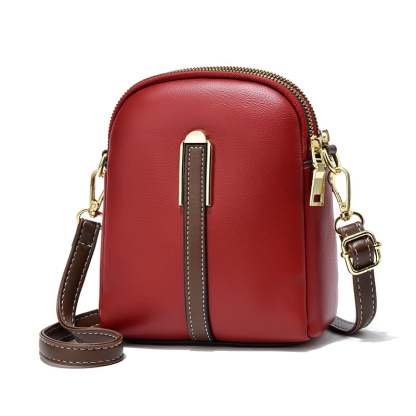 New lychee grain leather phone bag