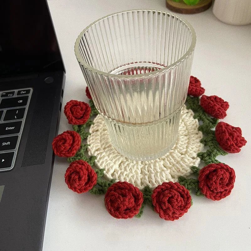 💥Flash Sale🔥Rose Bouquet Coaster