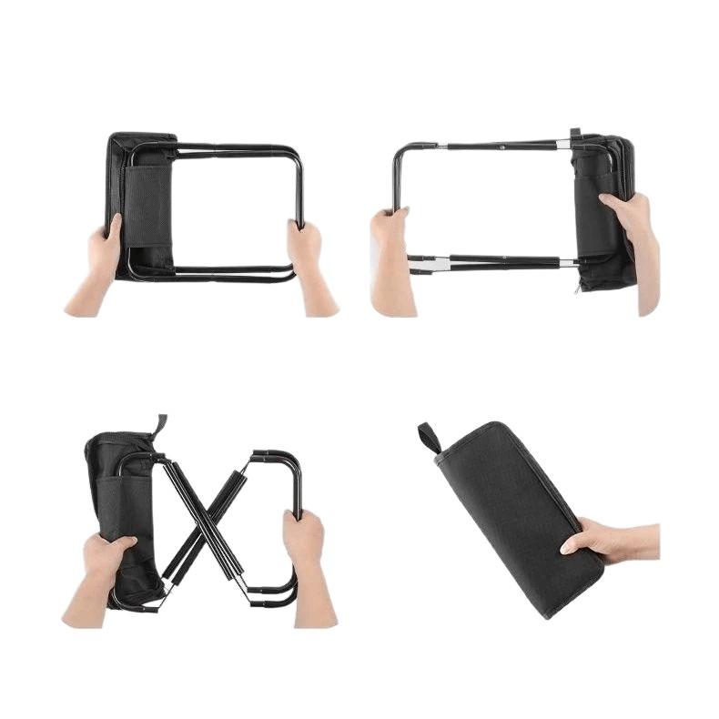 HOT SALE🔥 Portable Stool for Mountaineering and Hiking, Foldable Stool with Carrying Bag