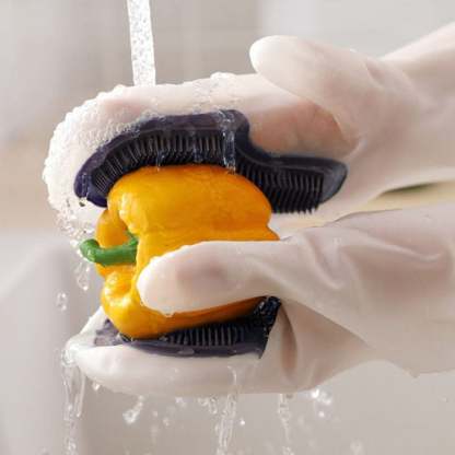 Dishwashing gloves