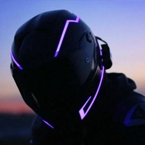 🔥🔥Motorcycle Helmet Light LED DIY Helmet LED Light Motorbike Reflect