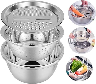 🎁 2025 New Year Sale 50% OFF 🔥 Germany Multifunctional Stainless Steel Basin