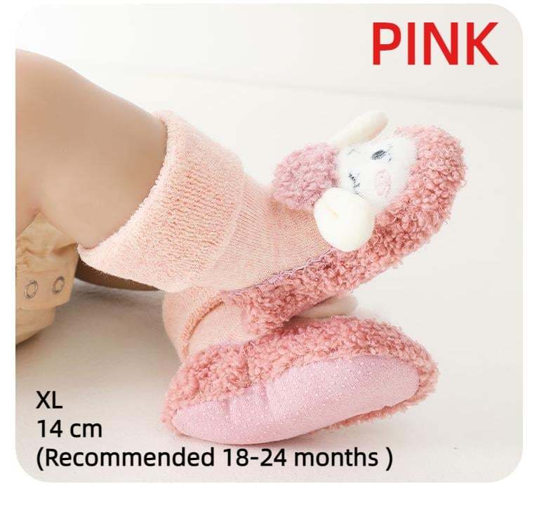🎁Baby Cartoon Plush Cotton Toddler Shoes