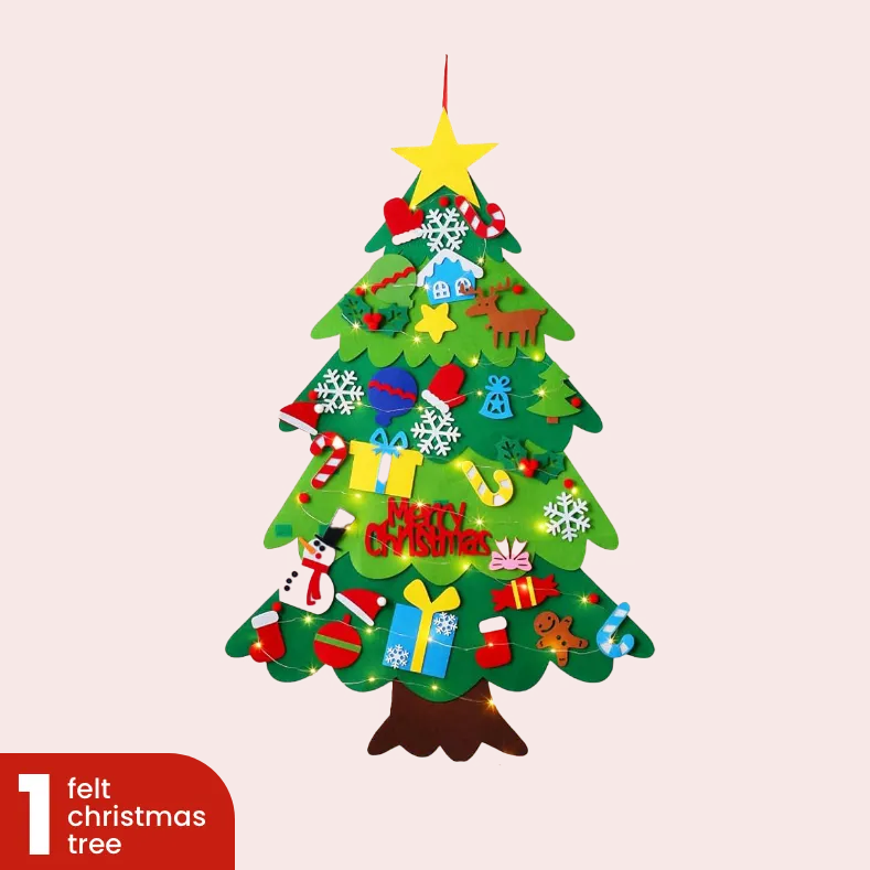 🎅Early Xmas Sale 49% OFF🎄 DIY Felt Christmas Tree Set