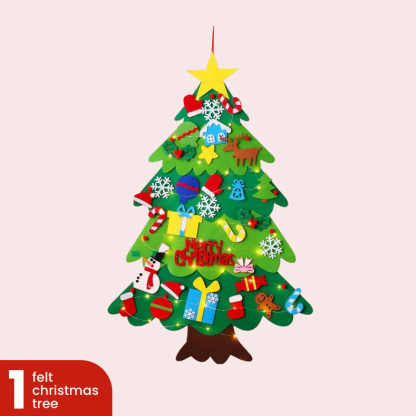 🎅Early Xmas Sale 49% OFF🎄 DIY Felt Christmas Tree Set