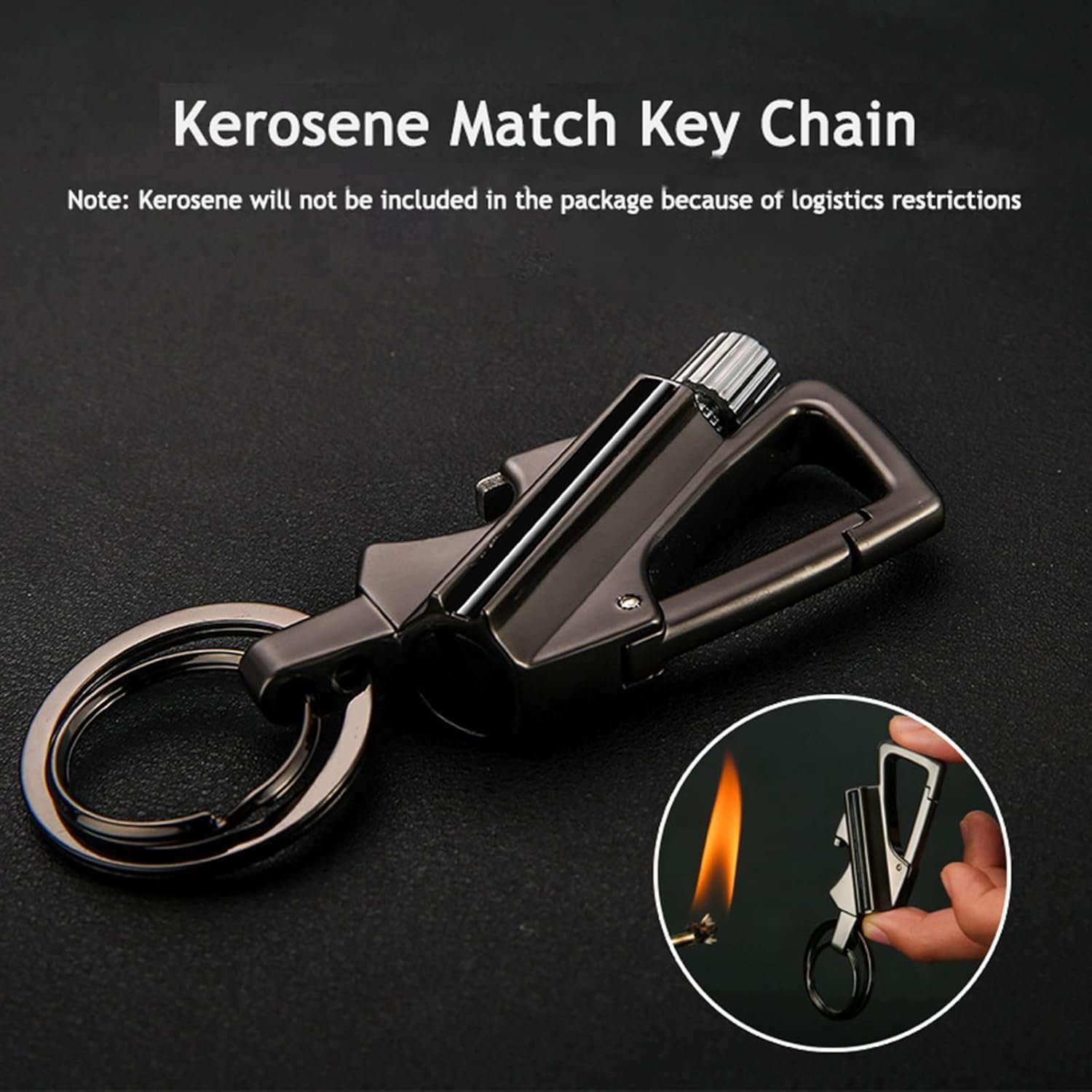 🎁Father's Day Special 49%🔥Multifunctional kerosene lighter keychain