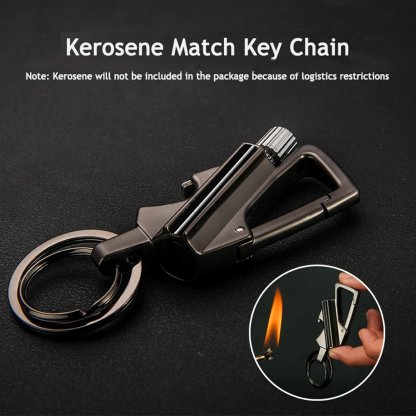🎁Father's Day Special 49%🔥Multifunctional kerosene lighter keychain