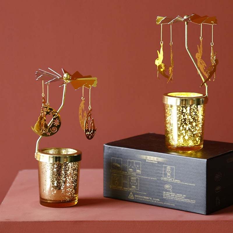 Christmas Rotary Scented Candle Holder