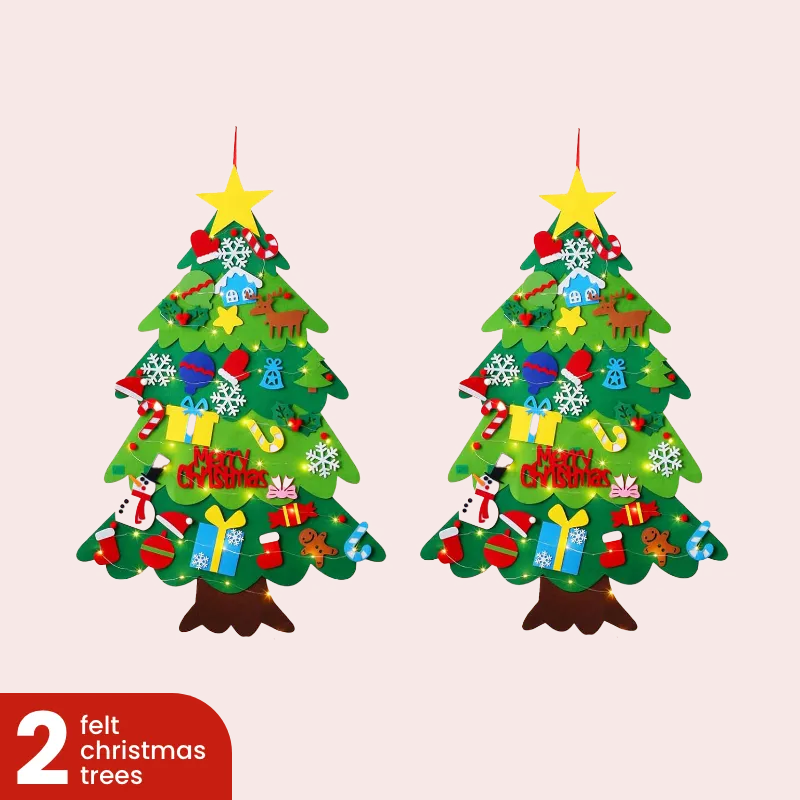 🎅Early Xmas Sale 49% OFF🎄 DIY Felt Christmas Tree Set