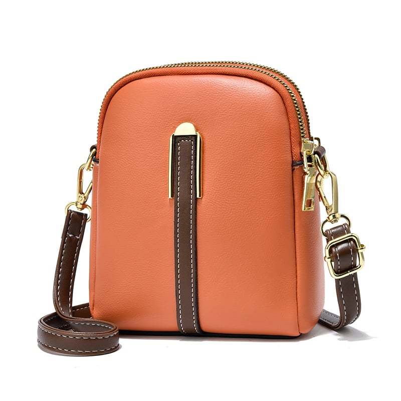 New lychee grain leather phone bag