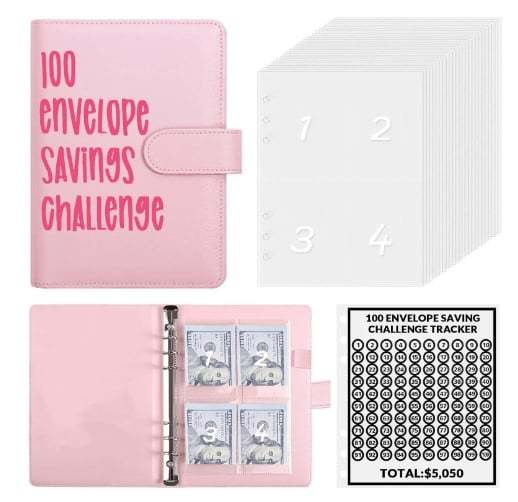 ✉️100 Envelope Challenge Binder