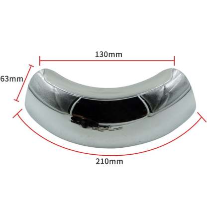 Wide angle parabolic mirror Be aware of the road