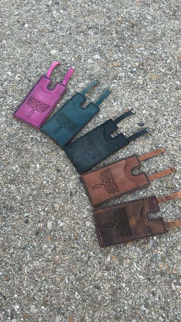 ✨Western Boot Wallet with Snap Strap