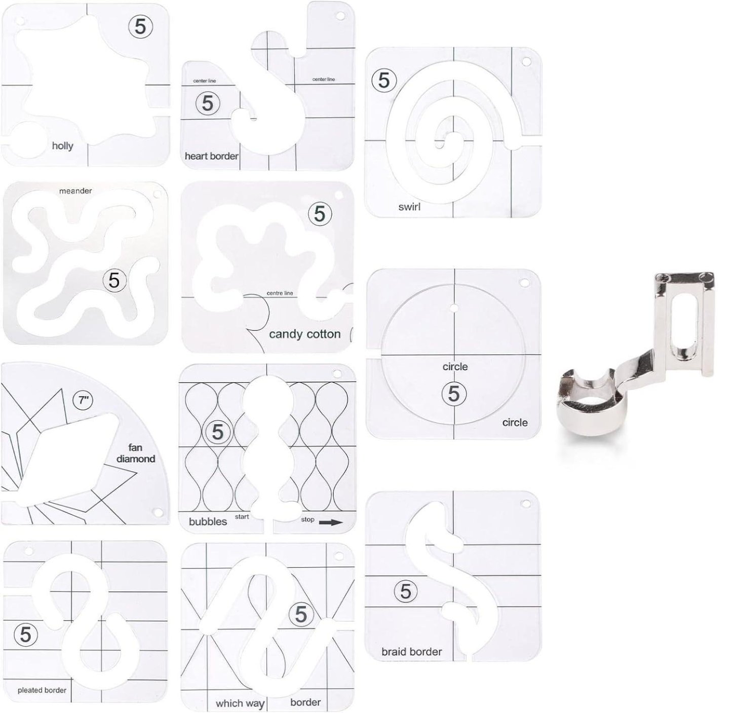 🥰🥰 2025 Motion Garment Ruler Set (11 PCS)+ Foot attachment