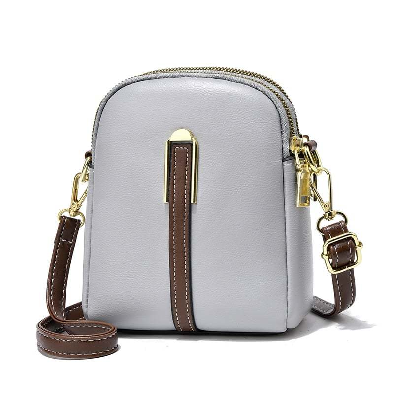 New lychee grain leather phone bag