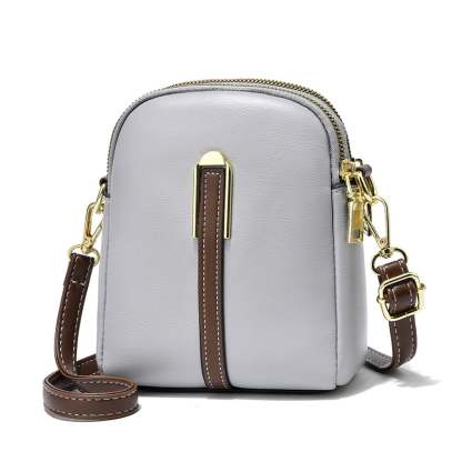 New lychee grain leather phone bag