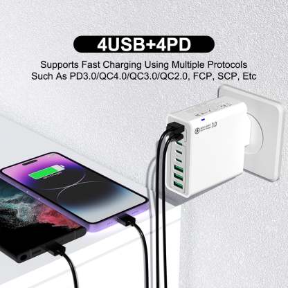 🔥🔥8 in 1 Waterproof Ports USB Fast Charger