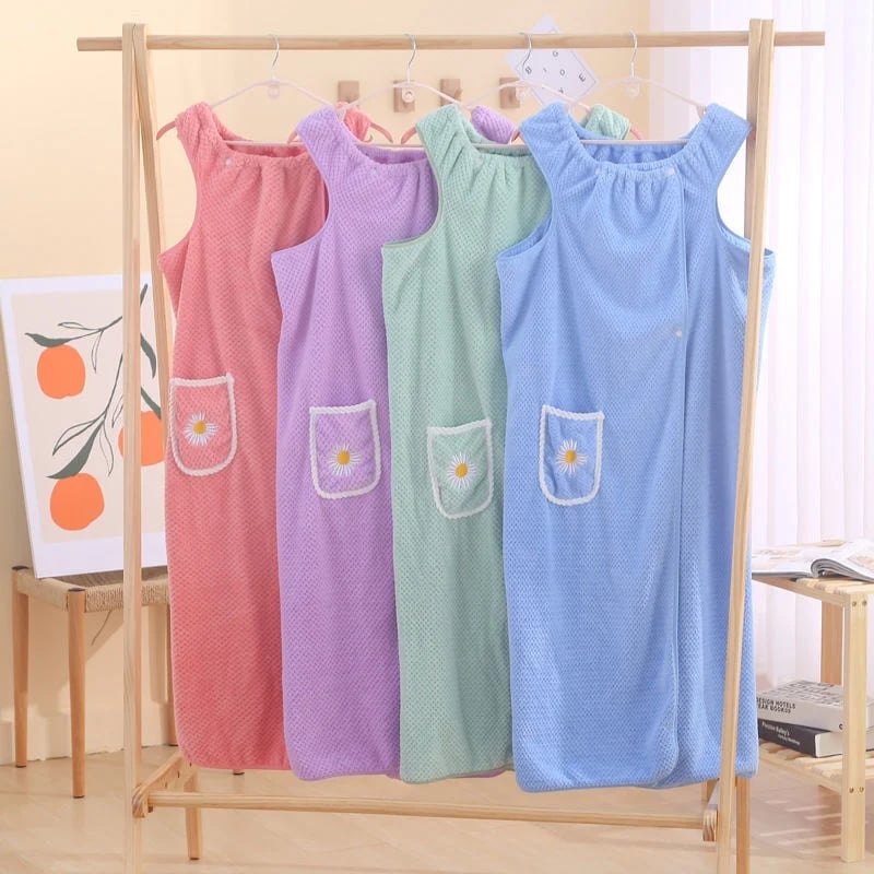 (🔥High Repurchase Rate)2024 Quick Dry Absorb Water Wearable Bath Towel