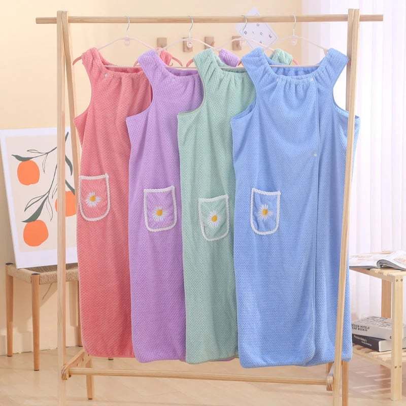 (🔥High Repurchase Rate)2024 Quick Dry Absorb Water Wearable Bath Towel