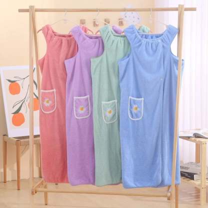 (🔥High Repurchase Rate)2024 Quick Dry Absorb Water Wearable Bath Towel