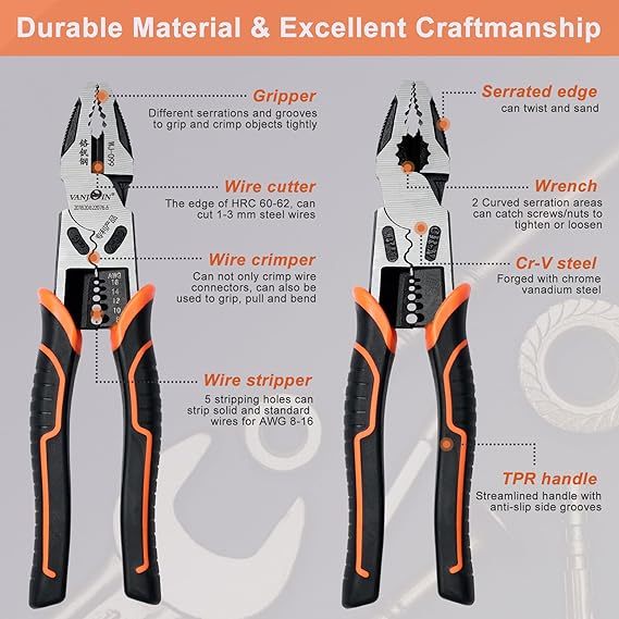 (🔥HOT SALE NOW 49% OFF) - 4-in-1 Lineman Plier
