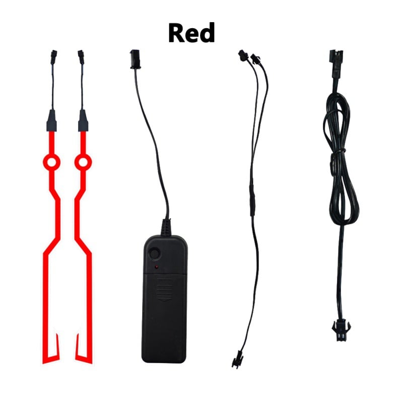 🔥🔥Motorcycle Helmet Light LED DIY Helmet LED Light Motorbike Reflective Strips