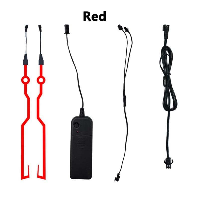 🔥🔥Motorcycle Helmet Light LED DIY Helmet LED Light Motorbike Reflective Strips