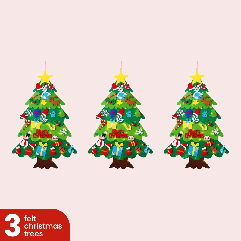 🎅Early Xmas Sale 49% OFF🎄 DIY Felt Christmas Tree Set