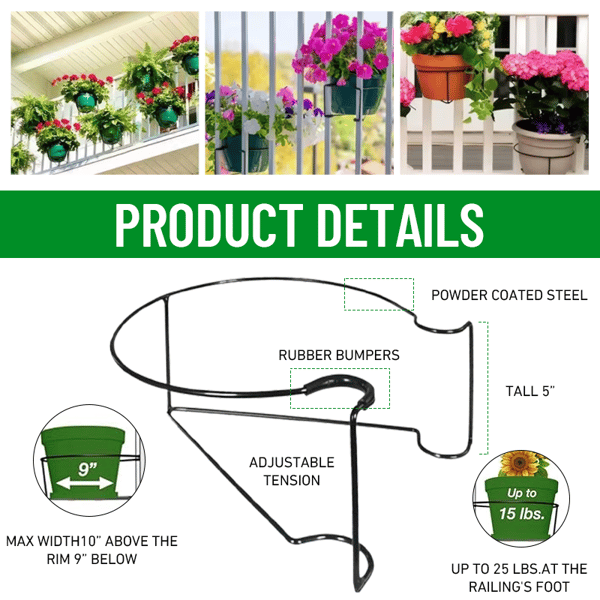 🌿Adjustable Non-slip Hanging Flowerpot Shelf🌿