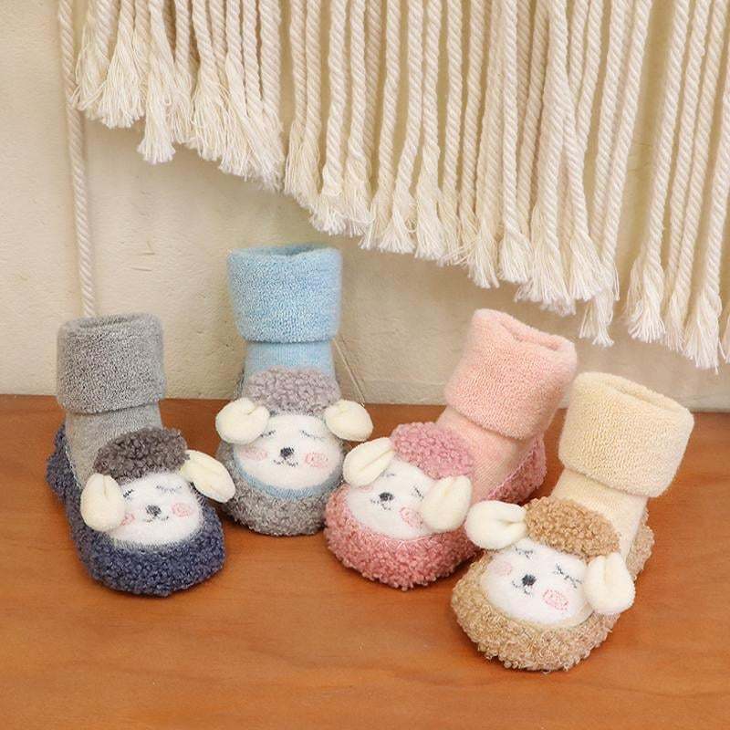 🎁Baby Cartoon Plush Cotton Toddler Shoes