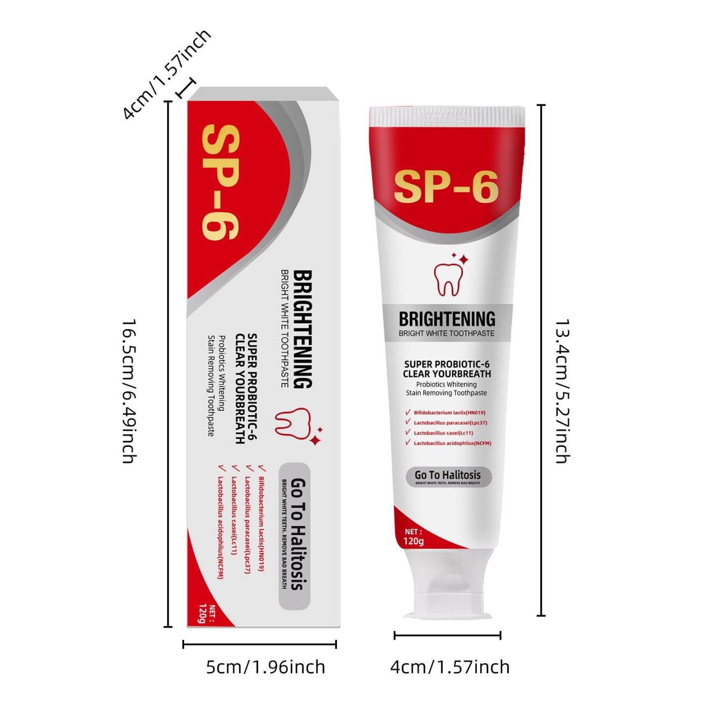 🔥Super Probiotic-6 Toothpaste with 6 Probiotics oalance Oral microbiota strength