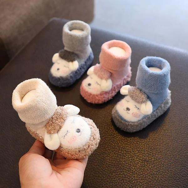 🎁Baby Cartoon Plush Cotton Toddler Shoes