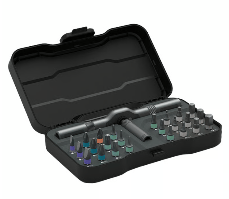 🔥🔥24 in 1 DlY Screwdriver Set Magnetic Compact and Portable Ratchet Screwdriver