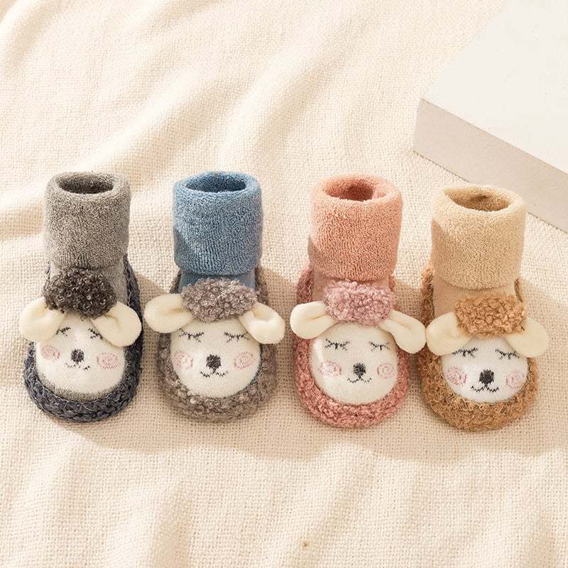 🎁Baby Cartoon Plush Cotton Toddler Shoes