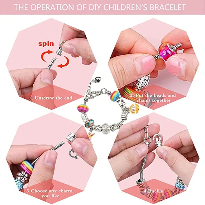 🎁Best Christmas Gifts 🔥Charm Bracelet Jewerly Making Kit