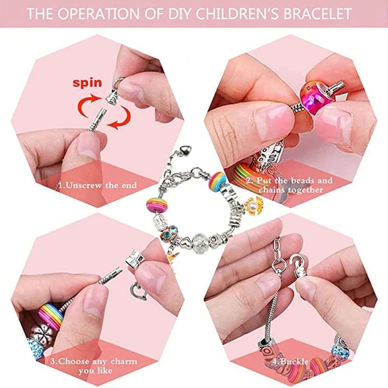 🎁Best Christmas Gifts 🔥Charm Bracelet Jewerly Making Kit
