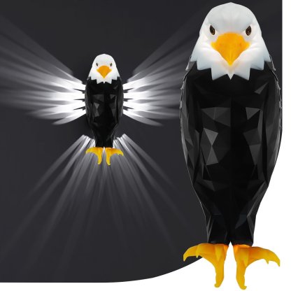 🎄🎁Christmas Pre-Sale 49% OFF🎅- Bald Eagle Wall Light with Remote Control