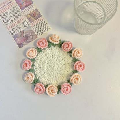 💥Flash Sale🔥Rose Bouquet Coaster